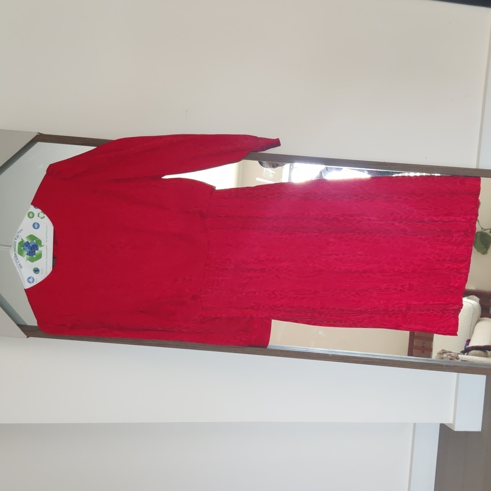 Vintage dress with pleats